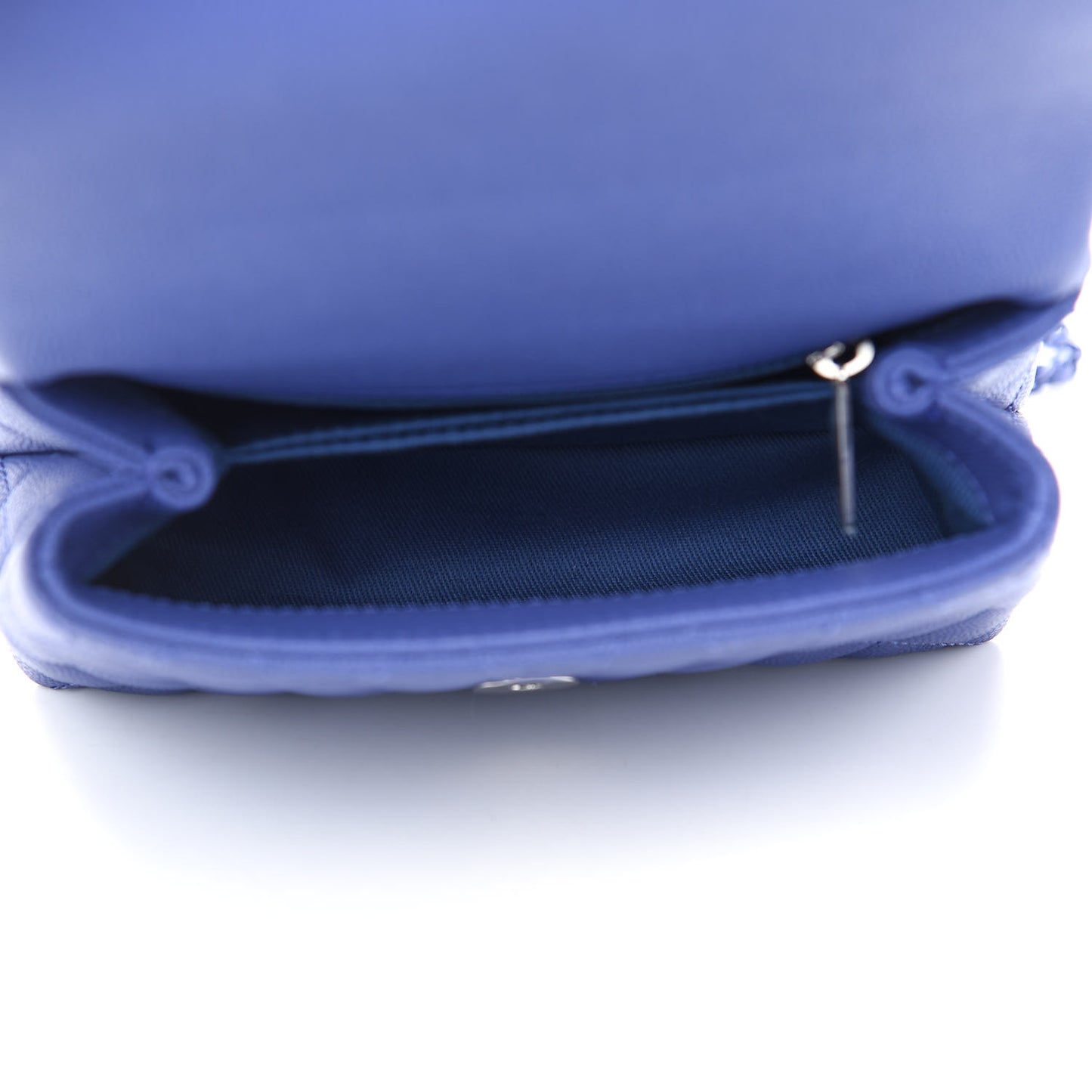 Caviar Quilted Incognito Extra Mini Coco Handle Flap Blue