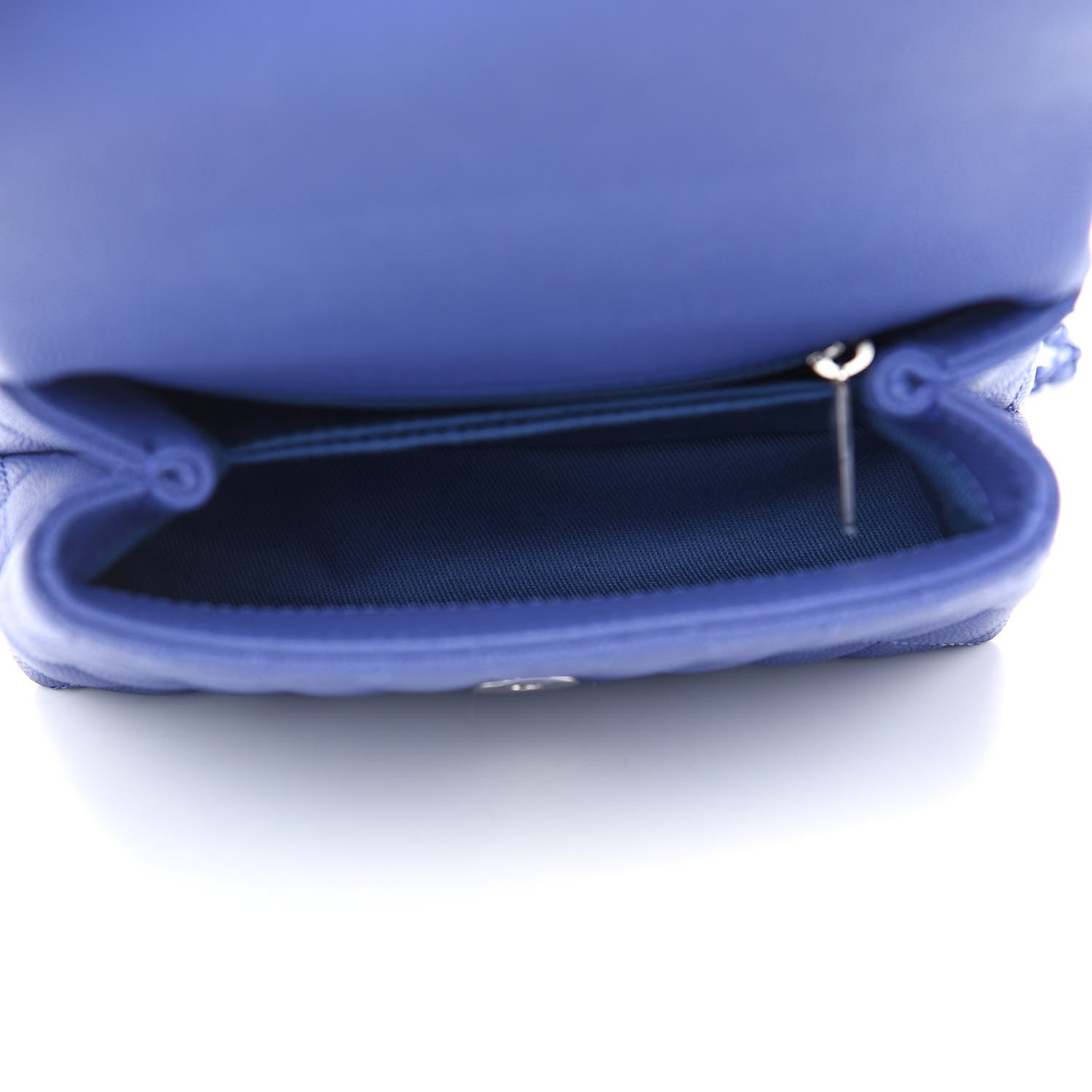 Chanel Caviar Quilted Incognito Extra Mini Coco Handle Flap Blue 5 of 9