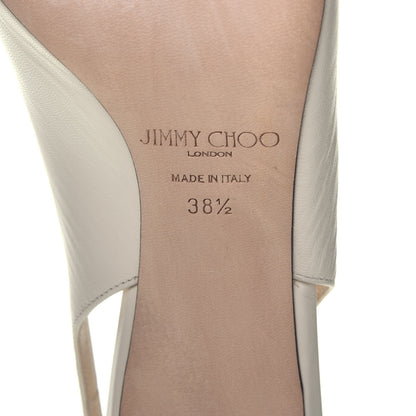 Jimmy Choo Kid Erin 60 Slingback Pumps 38.5 Chalk 7 of 7