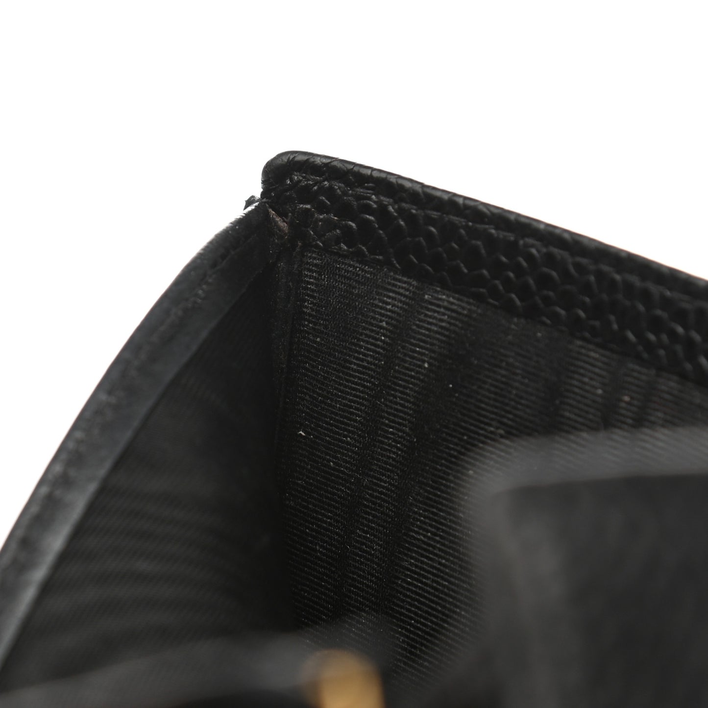 Caviar Timeless CC French Wallet Black