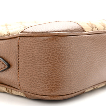 Gucci Monogram Mini Bree Messenger Bag Beige Tabacco 9 of 10