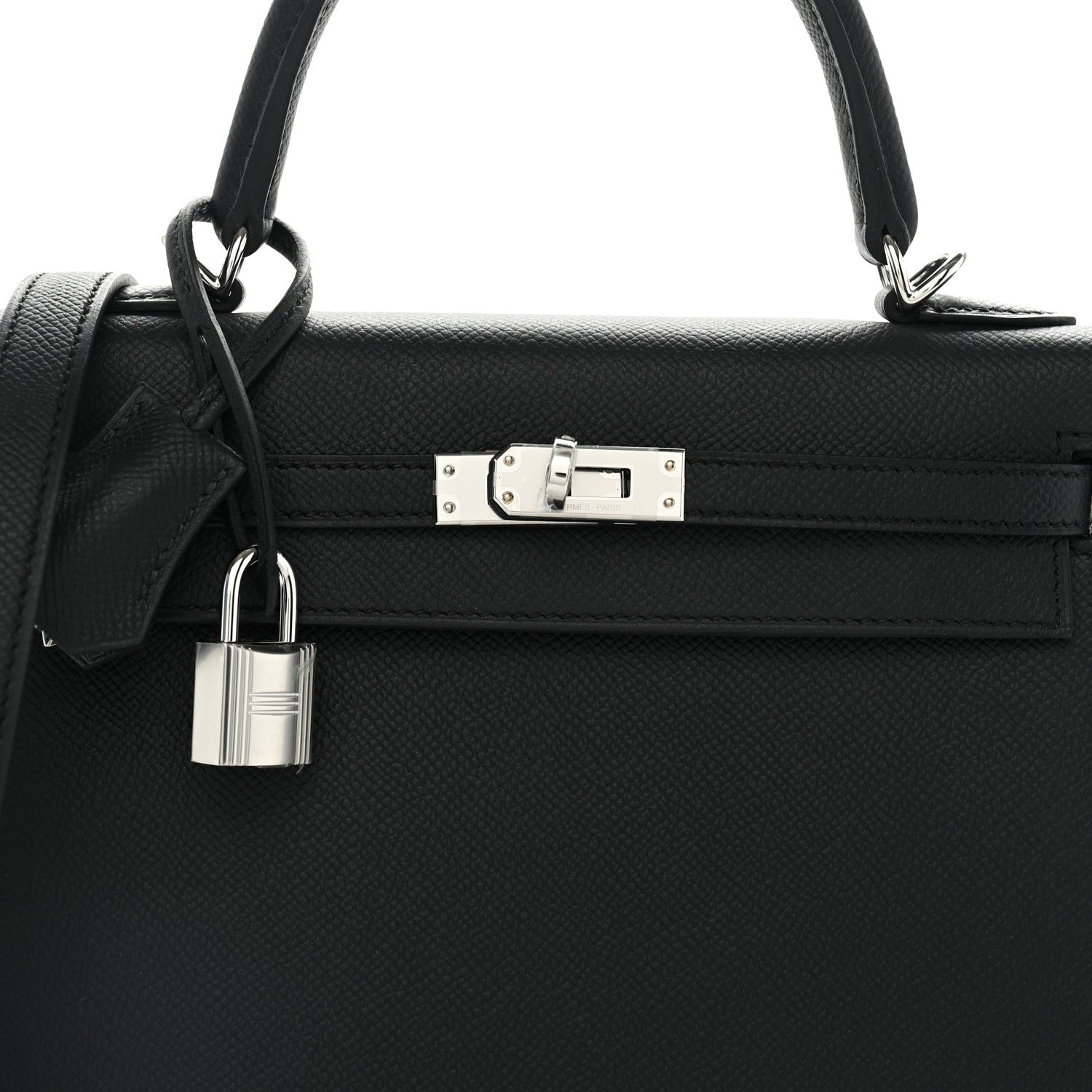 Hermes Epsom Kelly Sellier 25 Black 8 of 11