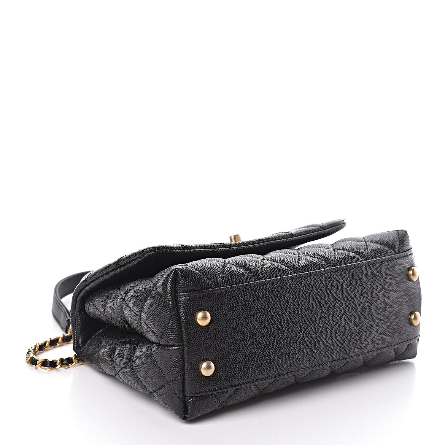 Chanel Caviar Quilted Mini Coco Handle Flap Black 4 of 10