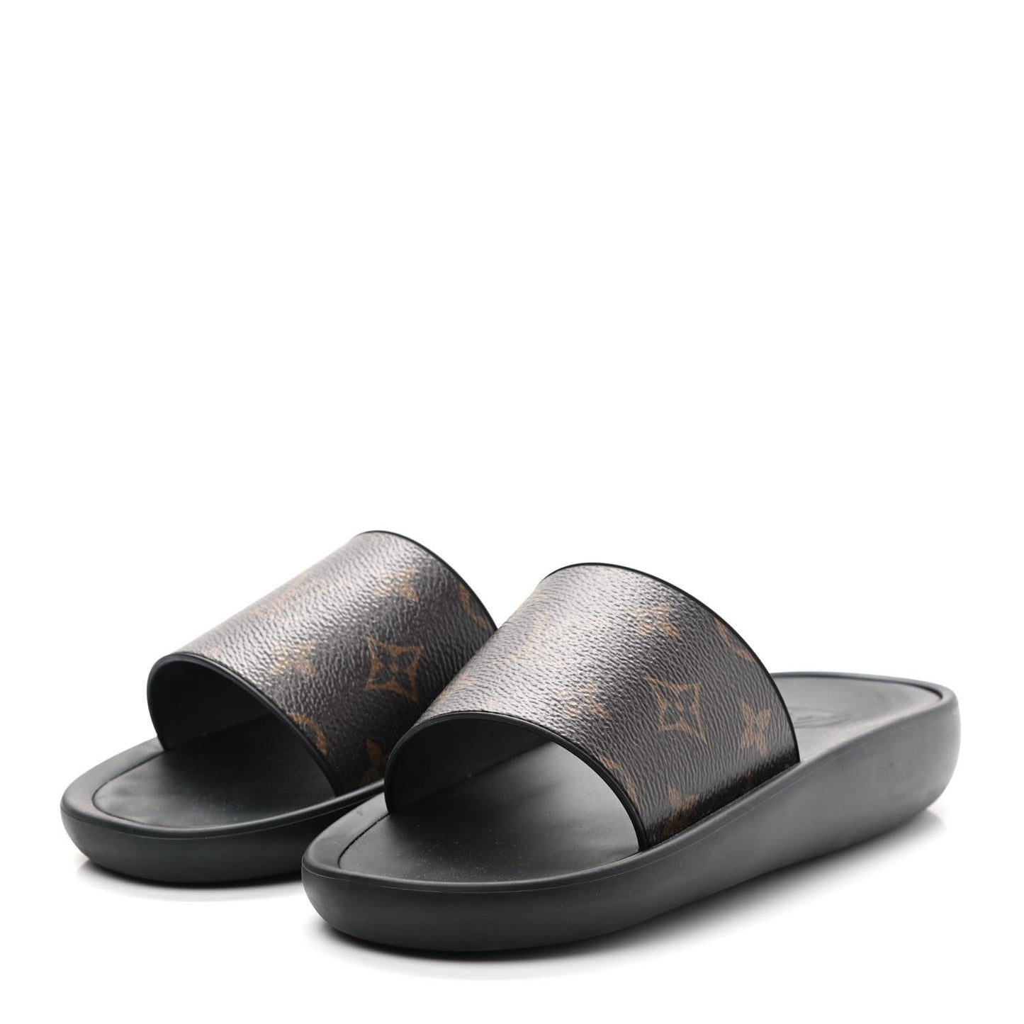Monogram Sunbath Slide Sandals 37