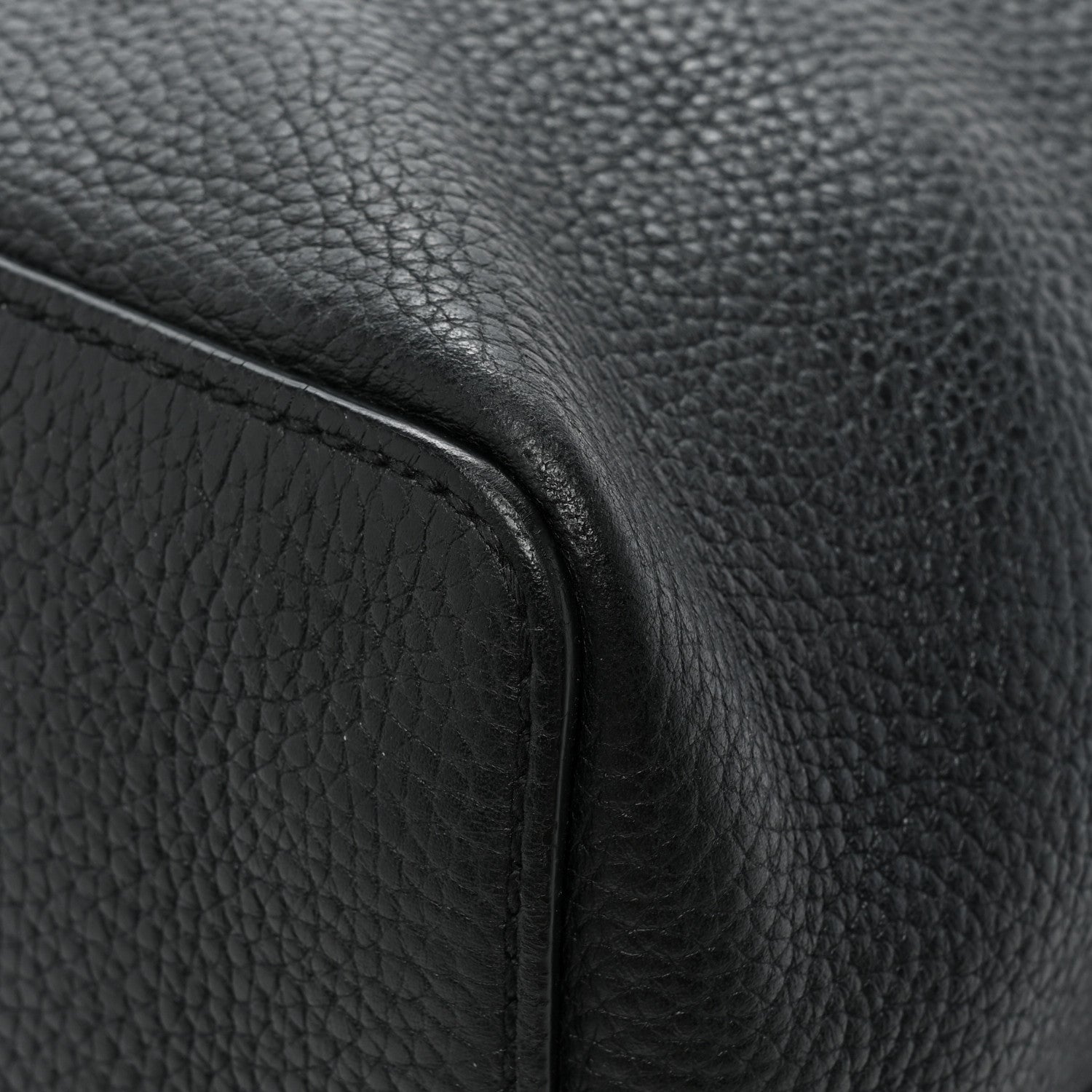 Gucci Pebbled Calfskin Large Soho Hobo Black 14 of 16