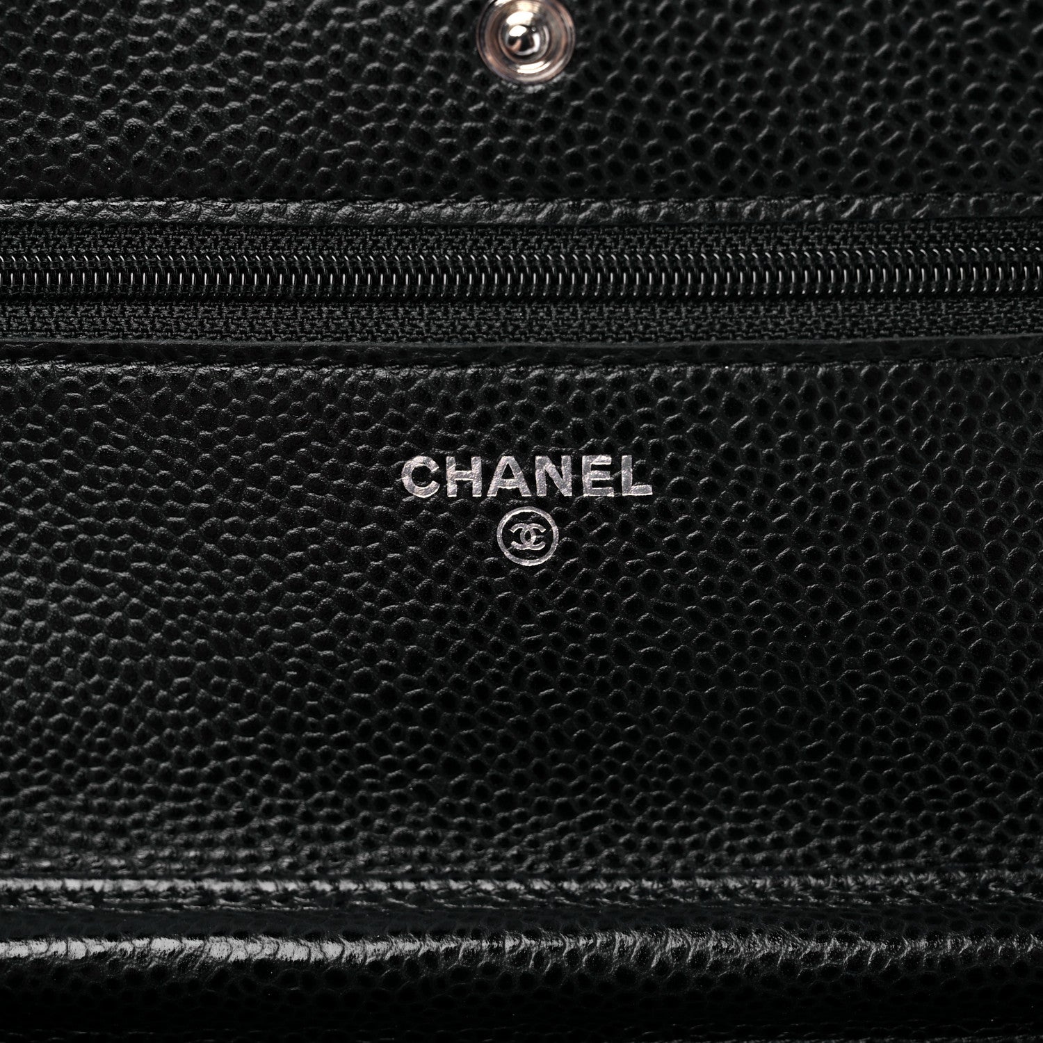 Chanel Caviar Quilted Wallet On Chain WOC Black 6 of 11