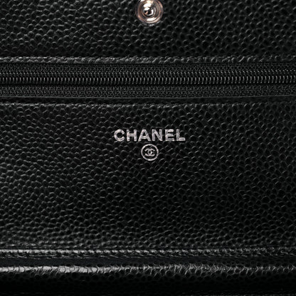 Chanel Caviar Quilted Wallet On Chain WOC Black 6 of 11