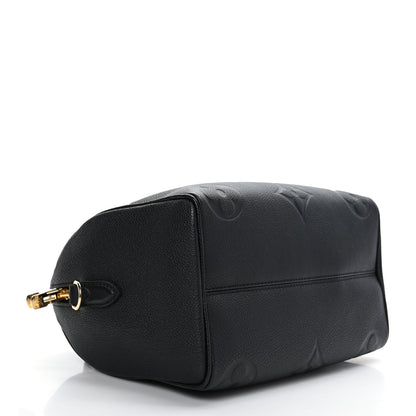 Louis Vuitton Empreinte Monogram Giant Speedy Bandouliere 25 Black 4 of 10