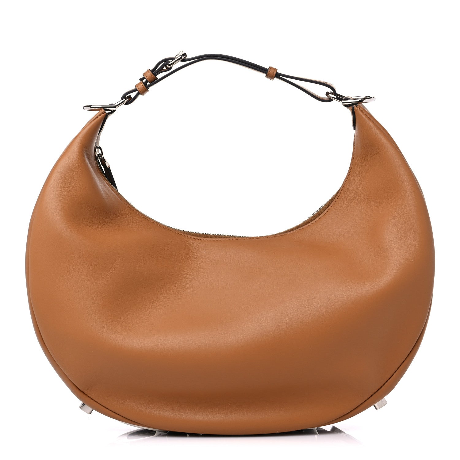 Fendi Vitello Grace Matte Medium Fendigraphy Hobo Bag Caramello 1 of 10