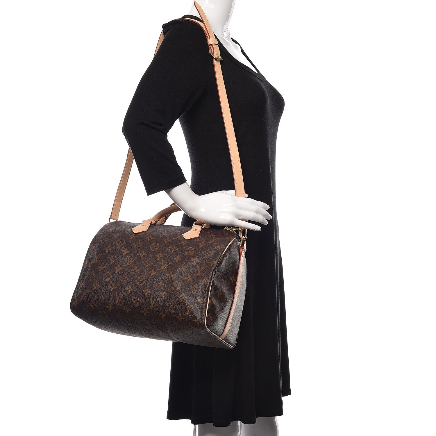Louis Vuitton Monogram Speedy Bandouliere 30 2 of 9