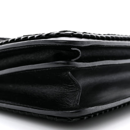 Bulgari Calfskin Plisse Serpenti Forever Crossbody Bag Black 8 of 14