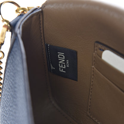 Fendi Cuoio Romano Mini Baguette Indaco 8 of 10