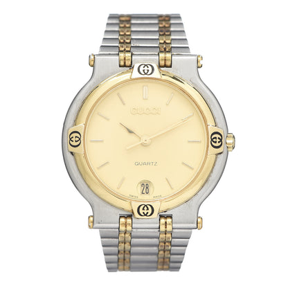 Gucci Stainless Steel 32mm 9000M Quartz Watch Gold 1 of 7