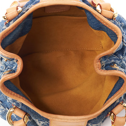Louis Vuitton Monogram Denim Pleaty Blue 7 of 8