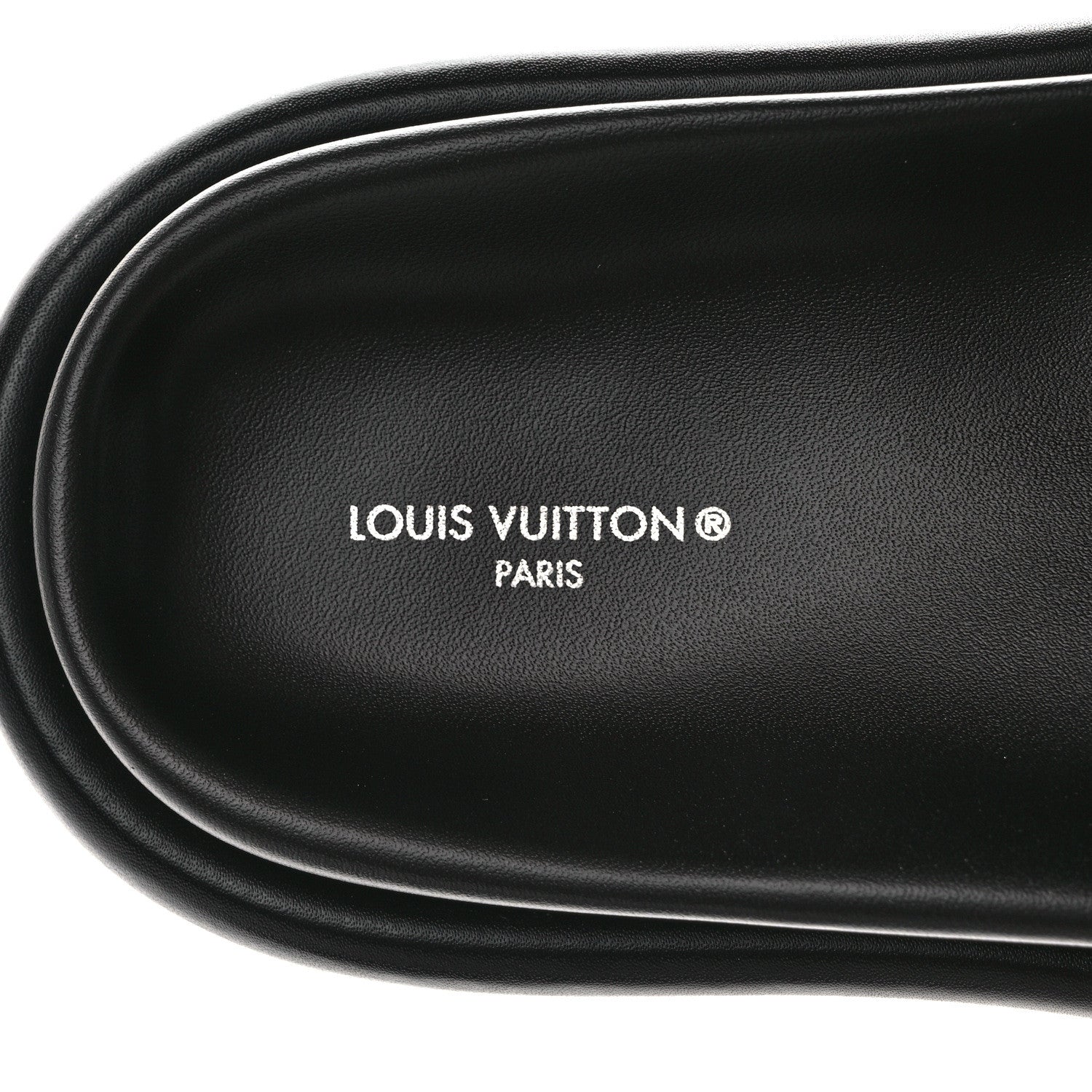 Louis Vuitton Technical Fabric Embossed Monogram Pool Pillow Comfort Mules 39 Black 7 of 10