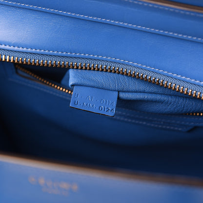 Celine Palmelato Mini Luggage Electric Blue 9 of 10