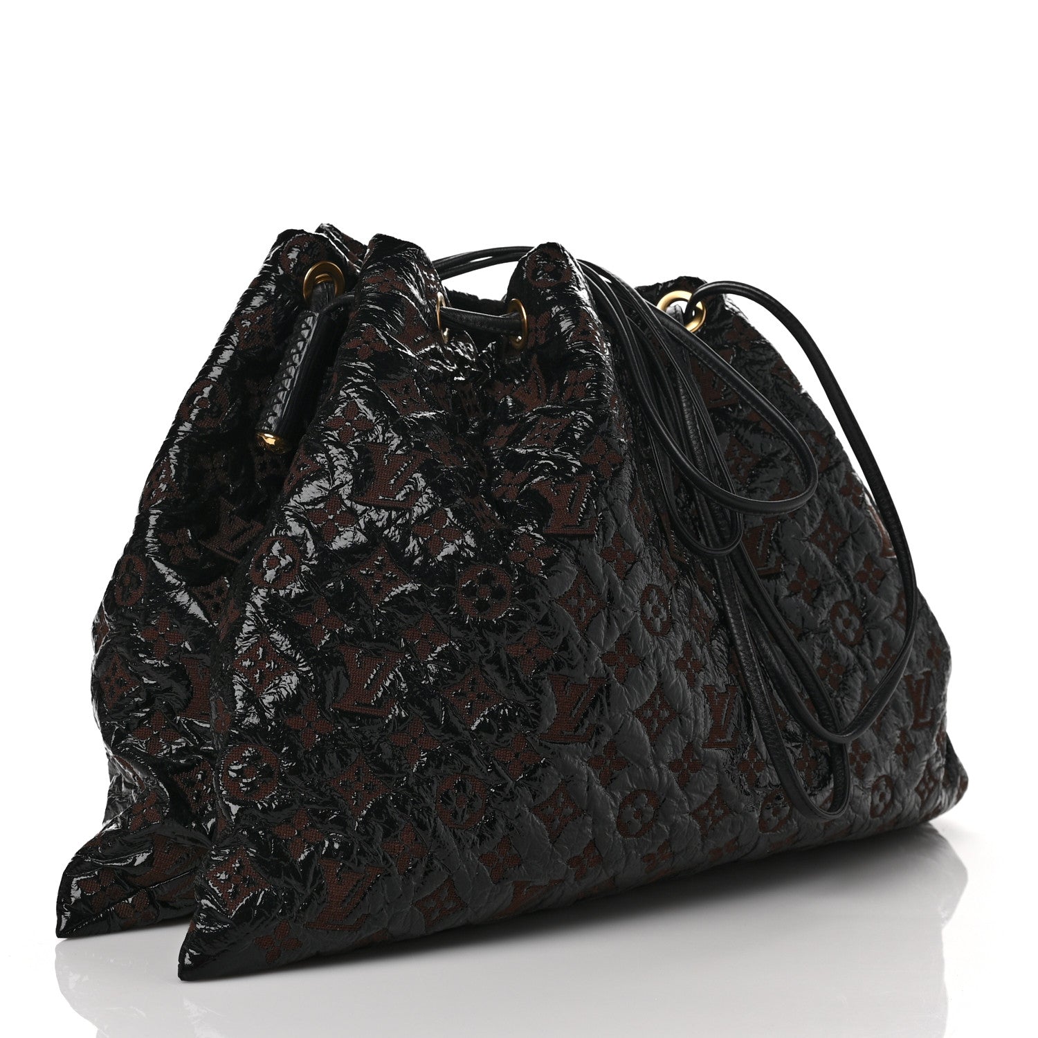 Louis Vuitton Vinyl Monogram Squishy Inventeur Black 2 of 8