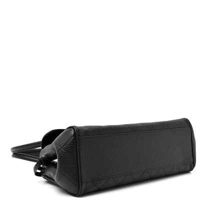 Chanel Grained Calfskin Stitched Urban Essentials Small Shopping Bag Black 4 of 10