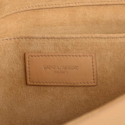 Saint Laurent Calfskin Y Ligne Clutch Natural 9 of 10