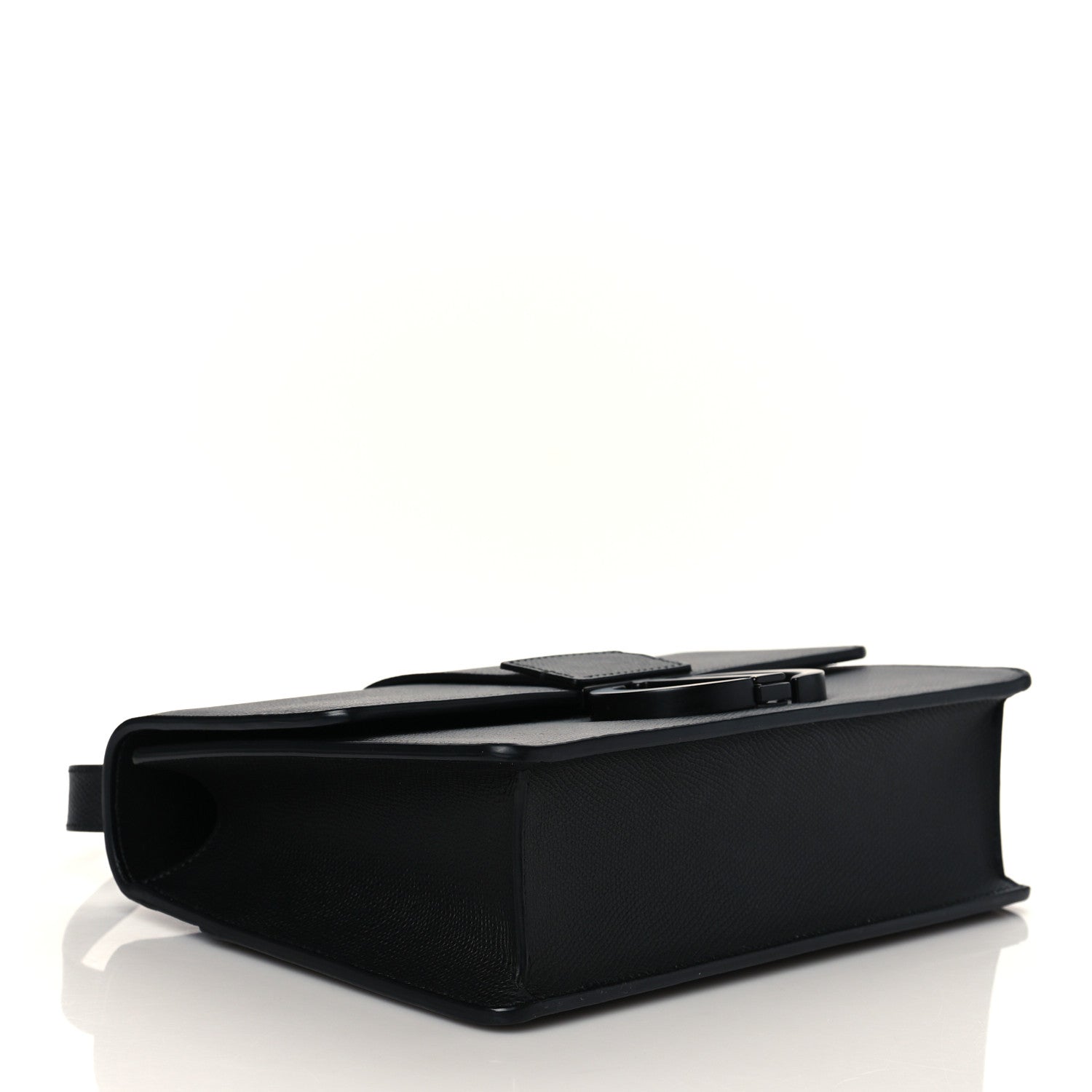 Christian Dior Ultra Matte Grained Calfskin 30 Montaigne Flap Bag Black 4 of 9