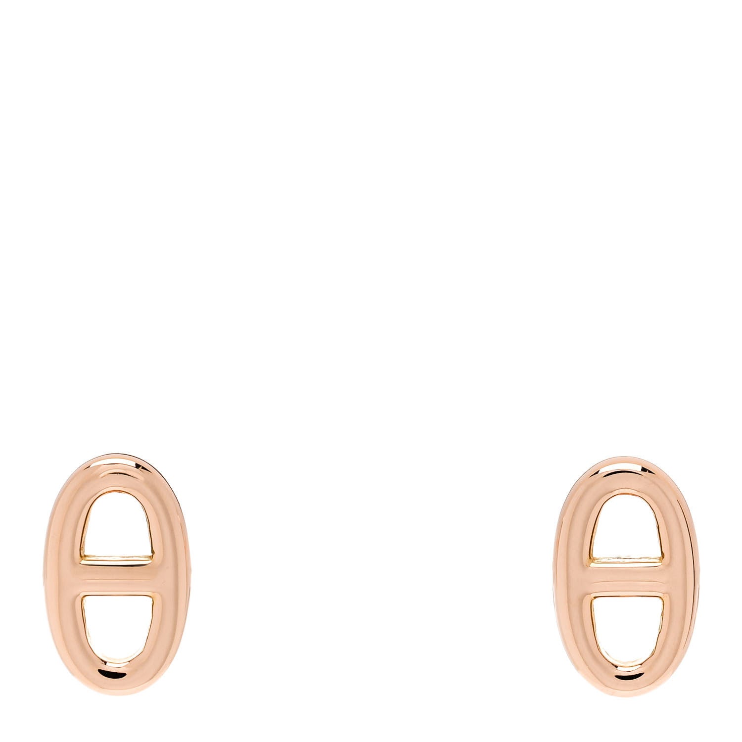 Hermes 18K Rose Gold TPM Farandole Stud Earrings 1 of 6