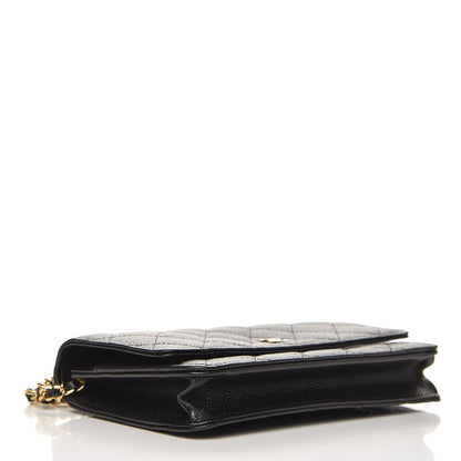 Chanel Caviar Quilted Wallet On Chain WOC Black 4 of 9