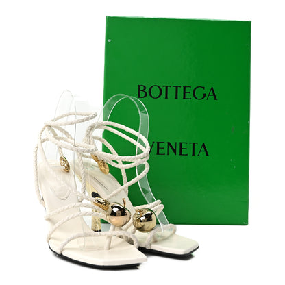 Bottega Veneta Nappa Adam Sandals 37 Black 9 of 9