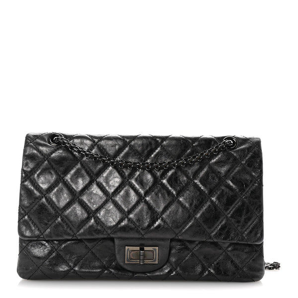 Chanel Metallic Aged Calfskin Quilted 2.55 Reissue 227 Flap So