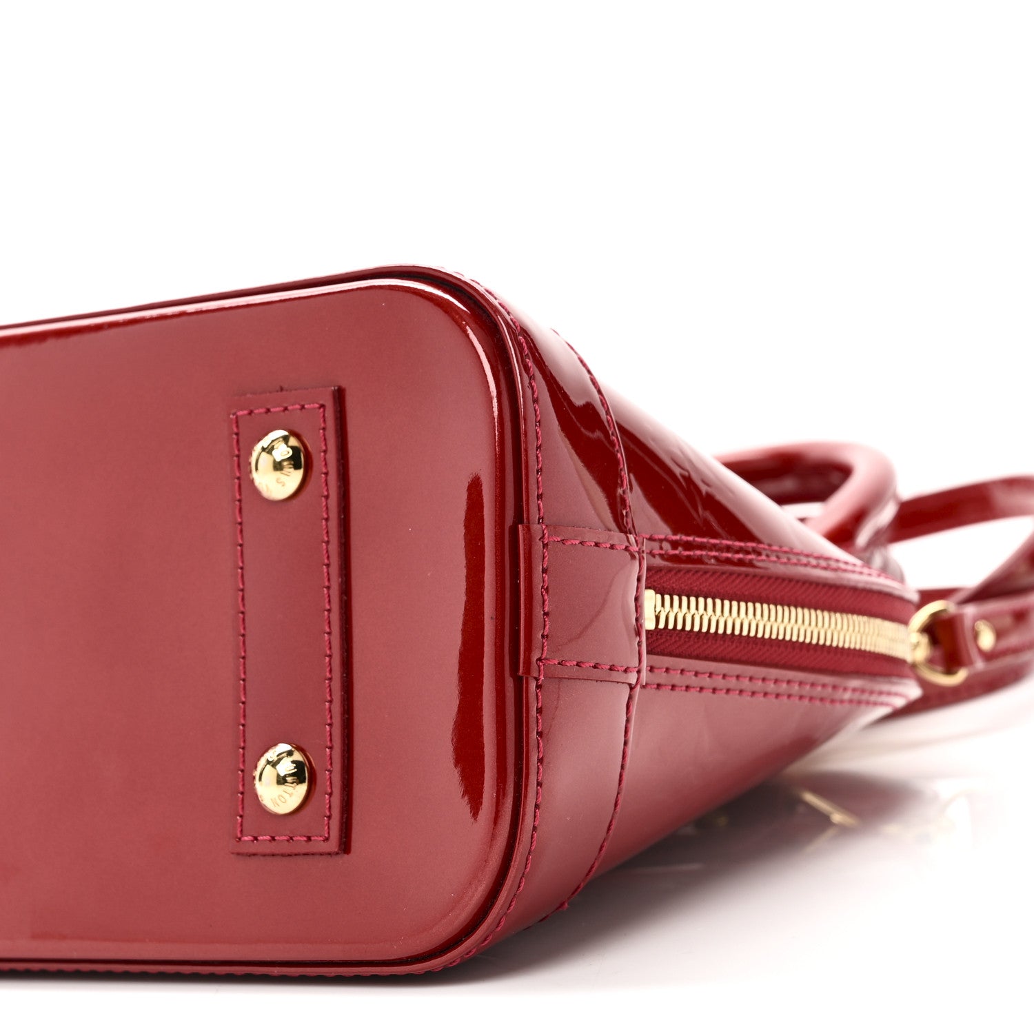 Louis Vuitton Vernis Alma BB Pomme D'Amour 9 of 9