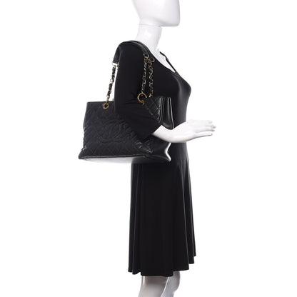 Chanel Caviar Quilted Grand Shopping Tote GST Black 2 of 10