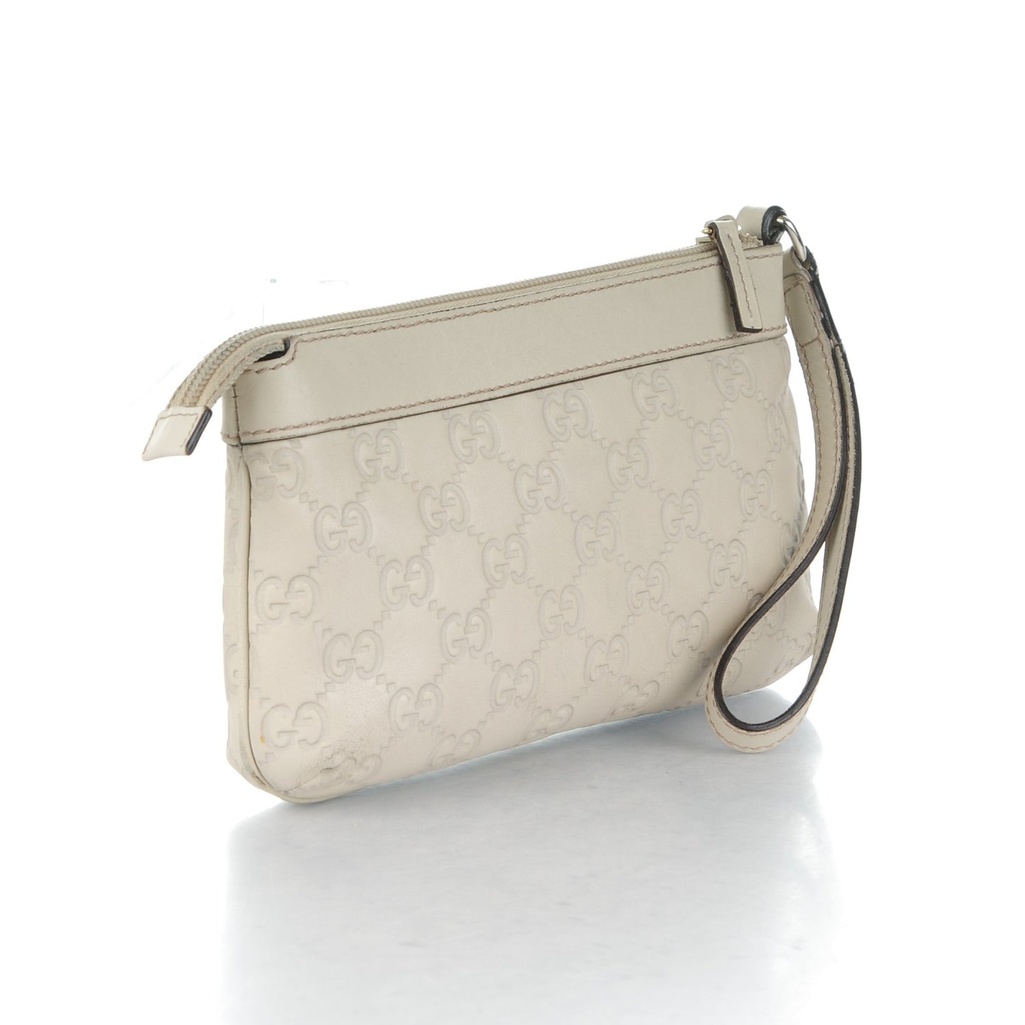 Guccissima Wristlet Off White