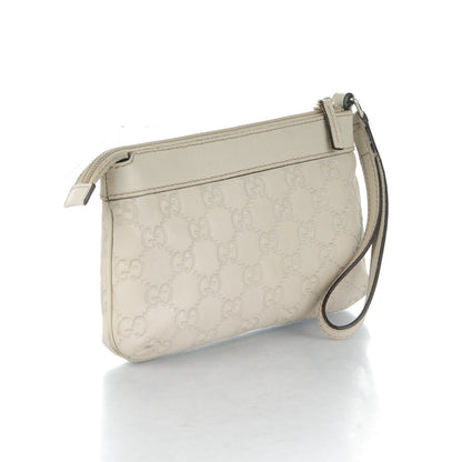 Gucci Guccissima Wristlet Off White 3 of 7