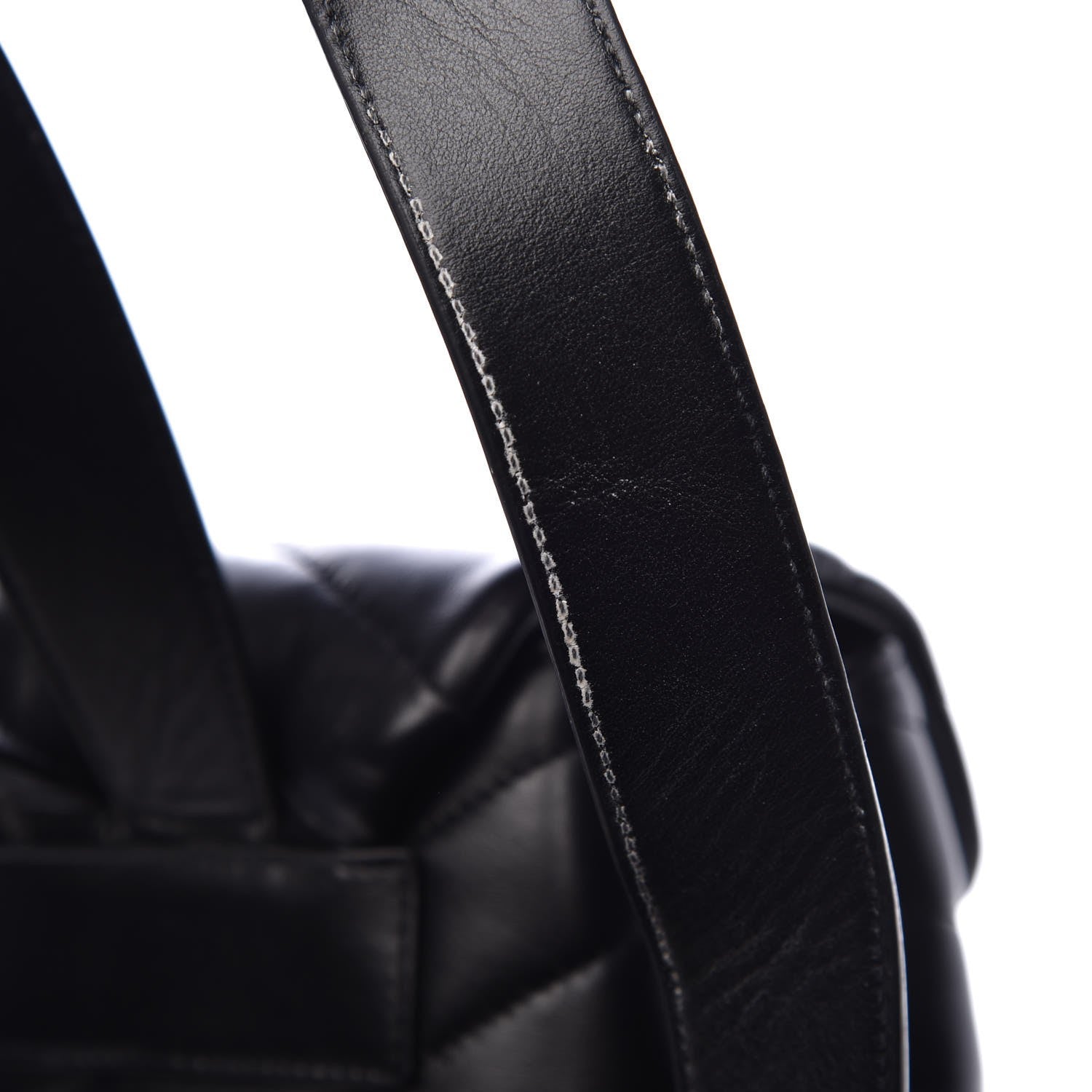 Saint Laurent Calfskin Y Quilted Monogram Medium Loulou Backpack Black 9 of 9