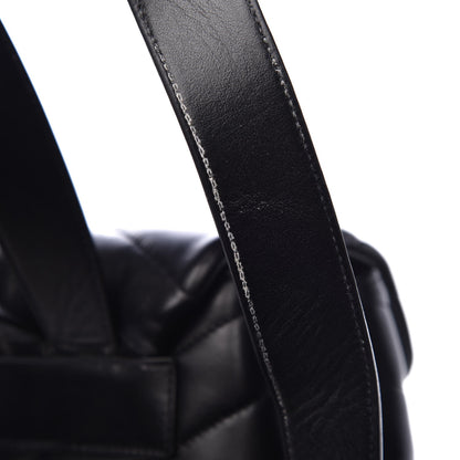 Saint Laurent Calfskin Y Quilted Monogram Medium Loulou Backpack Black 9 of 9