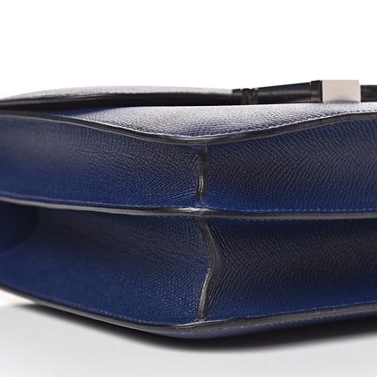 Hermes Epsom Constance 24 Bleu Saphir 18 of 19