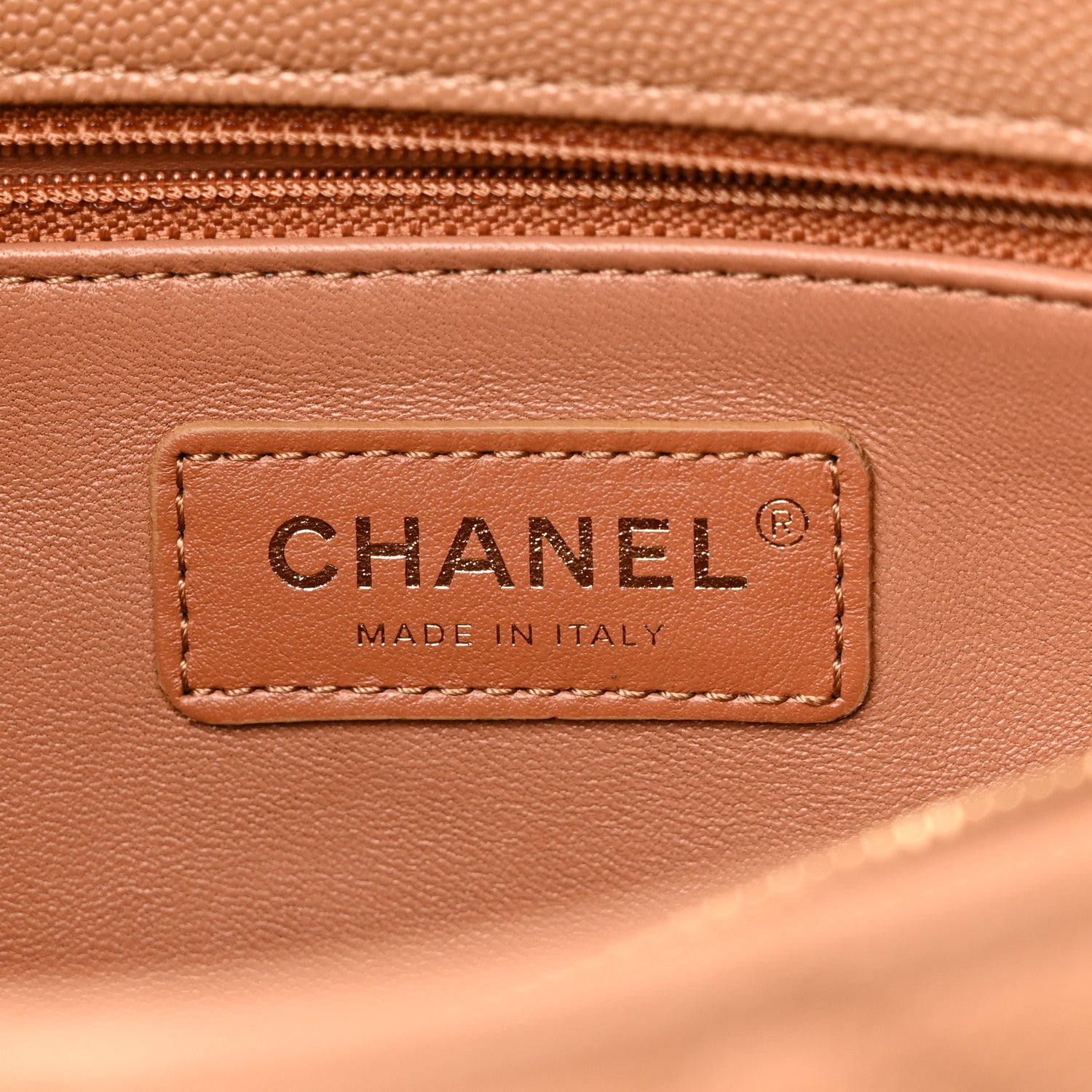 Chanel Caviar Lizard Embossed Quilted Small Coco Handle Flap Brown 6 of 11