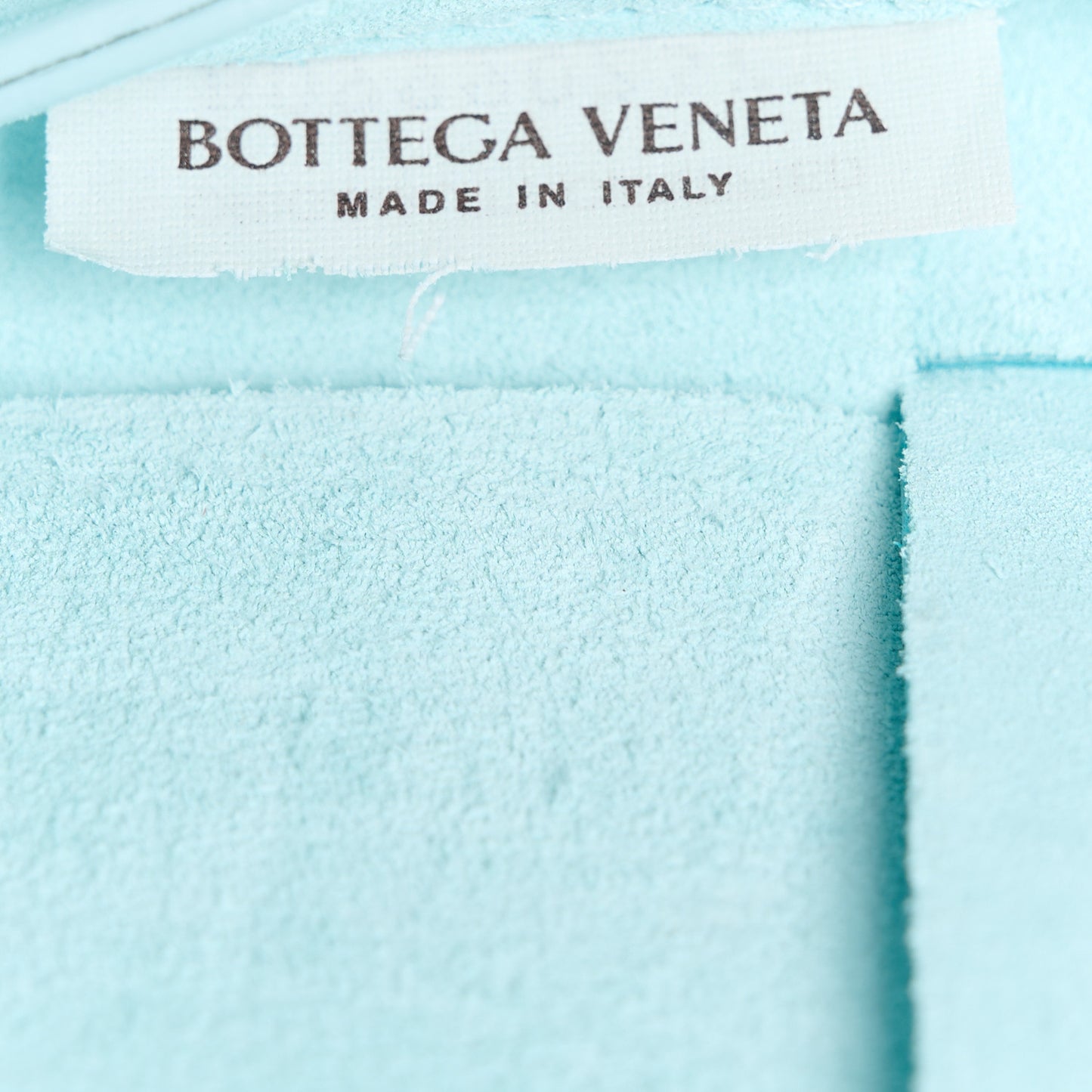Grained Calfskin Intrecciato Small Arco Tote Pale Blue