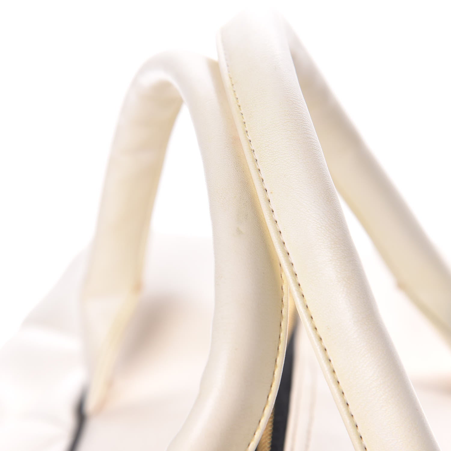 Chanel Calfskin Quilted Large Bowler White 13 of 13