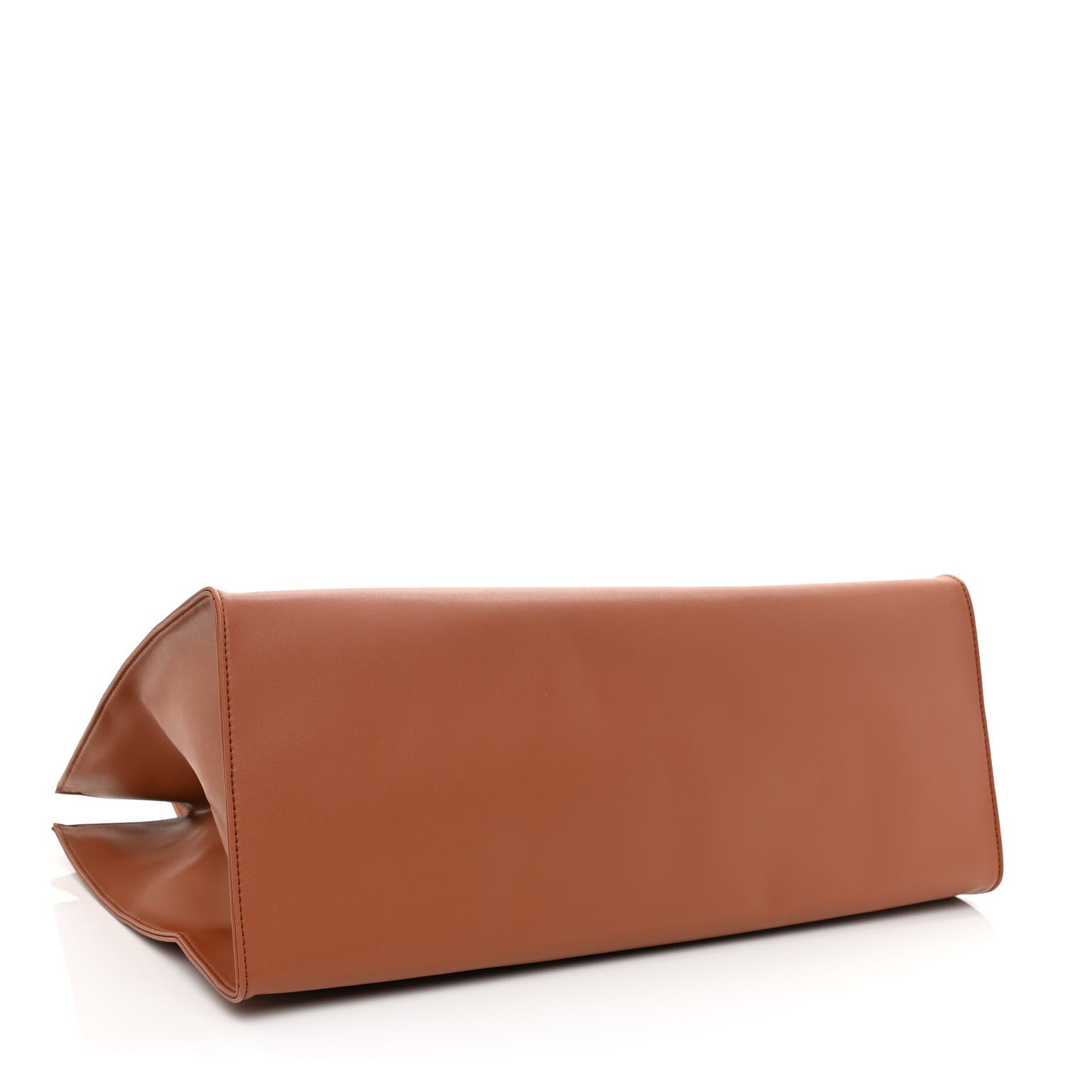 Telfar Vegan Leather Large Shopping Bag Tan 4 of 11