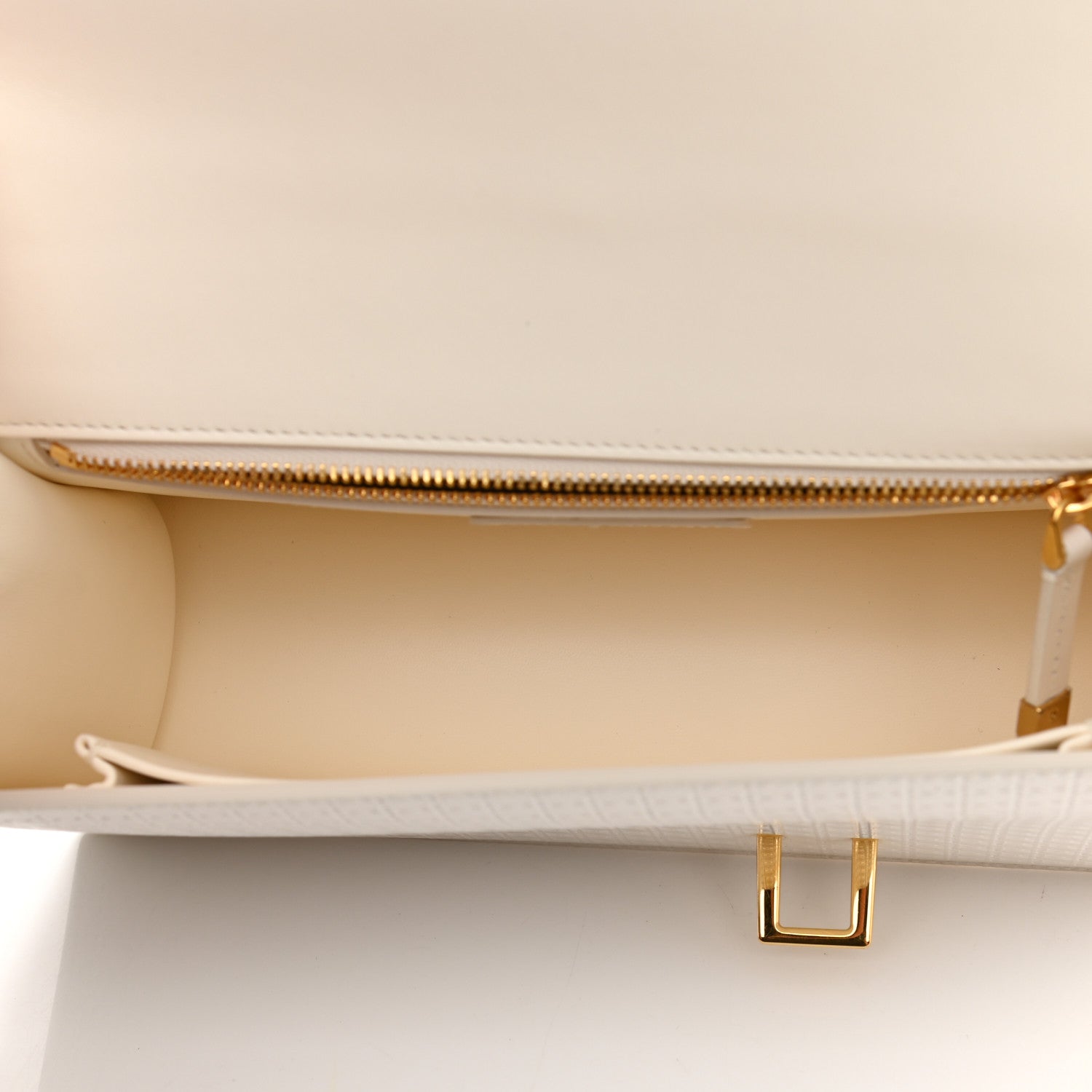 Christian Dior Patent Micro-Cannage 30 Montaigne Chain Flap Bag White 6 of 10