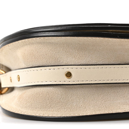 Chloe Calfskin Suede Small Nile Bracelet Bag Off White 9 of 10