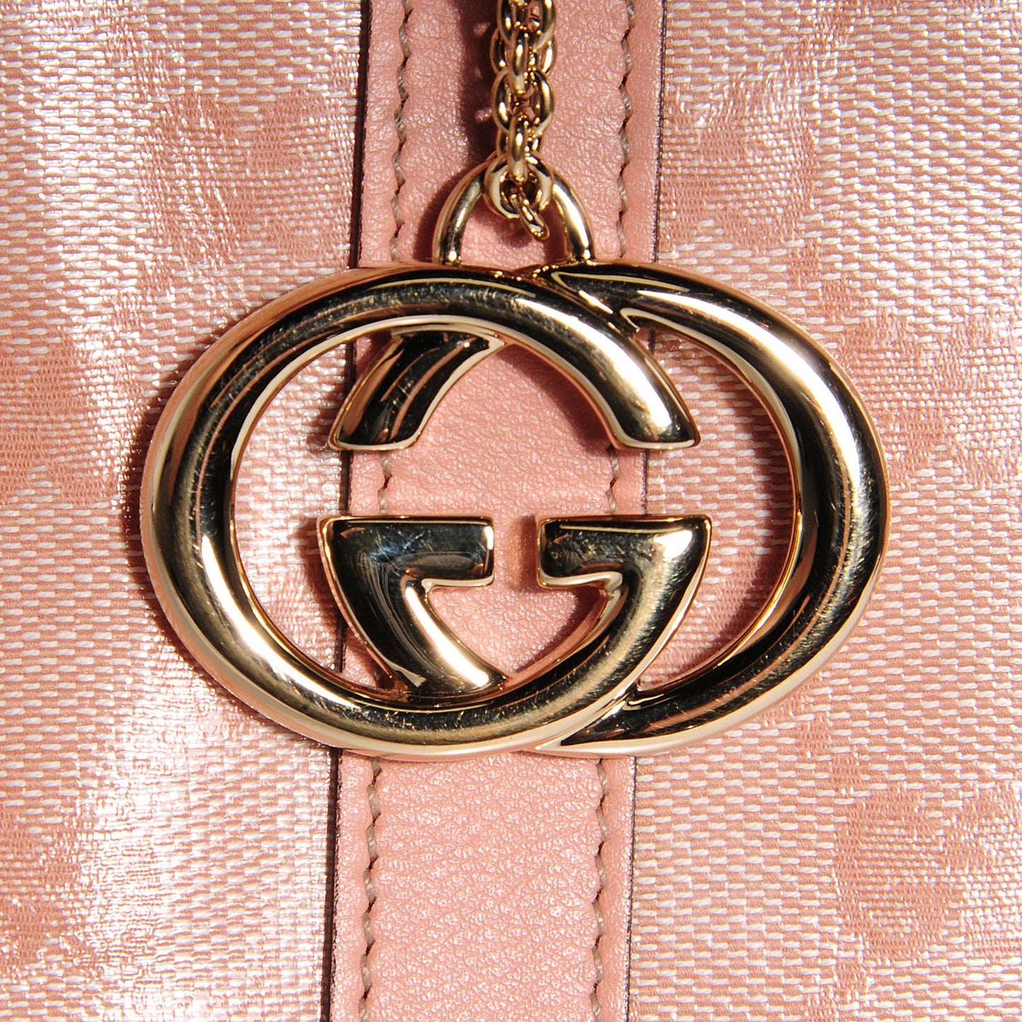 Crystal Monogram Medium Abbey Tote Blush
