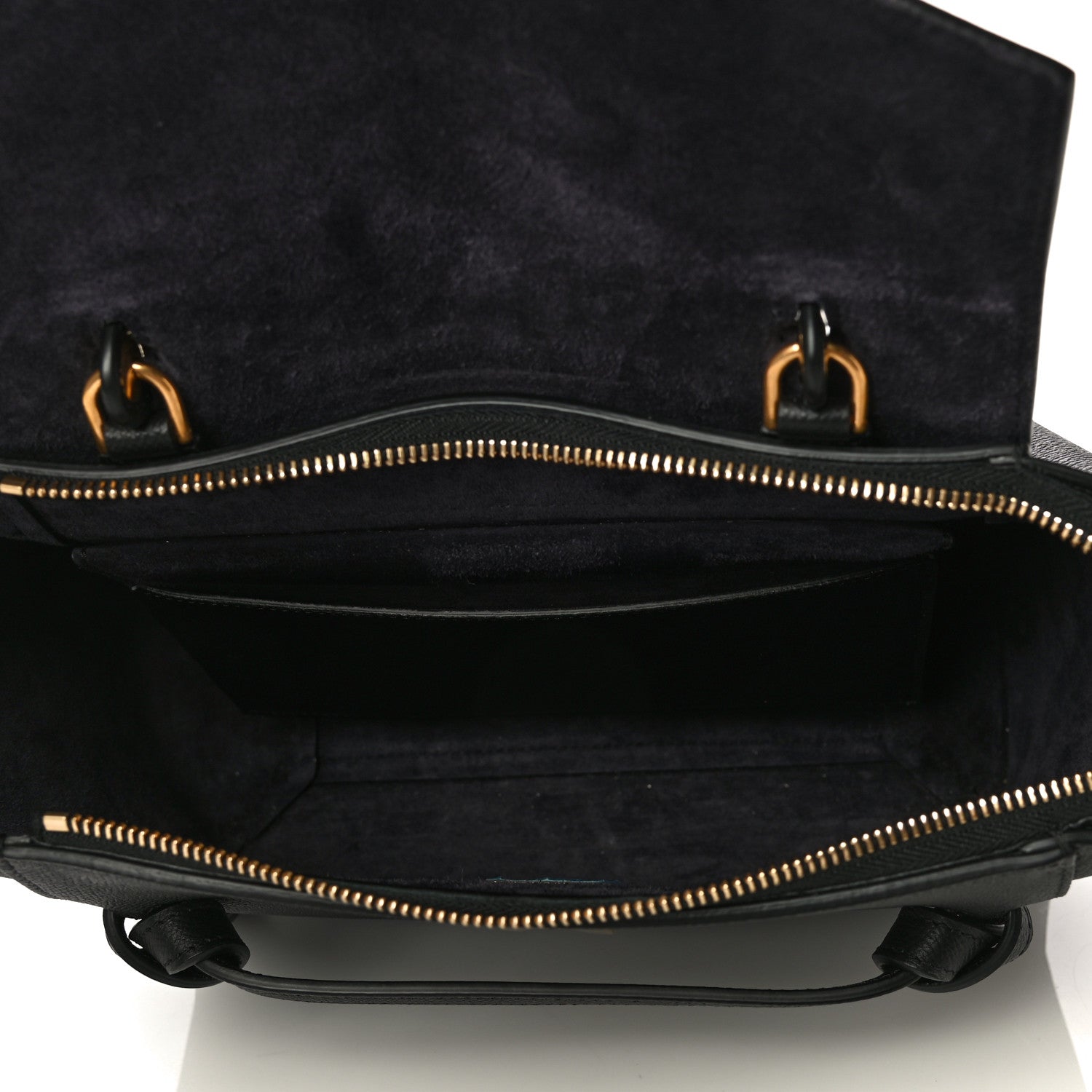 Celine Grained Calfskin Micro Belt Bag Black 5 of 13