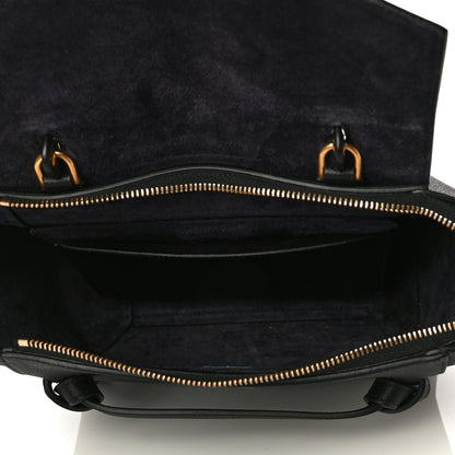 Celine Grained Calfskin Micro Belt Bag Black 5 of 13