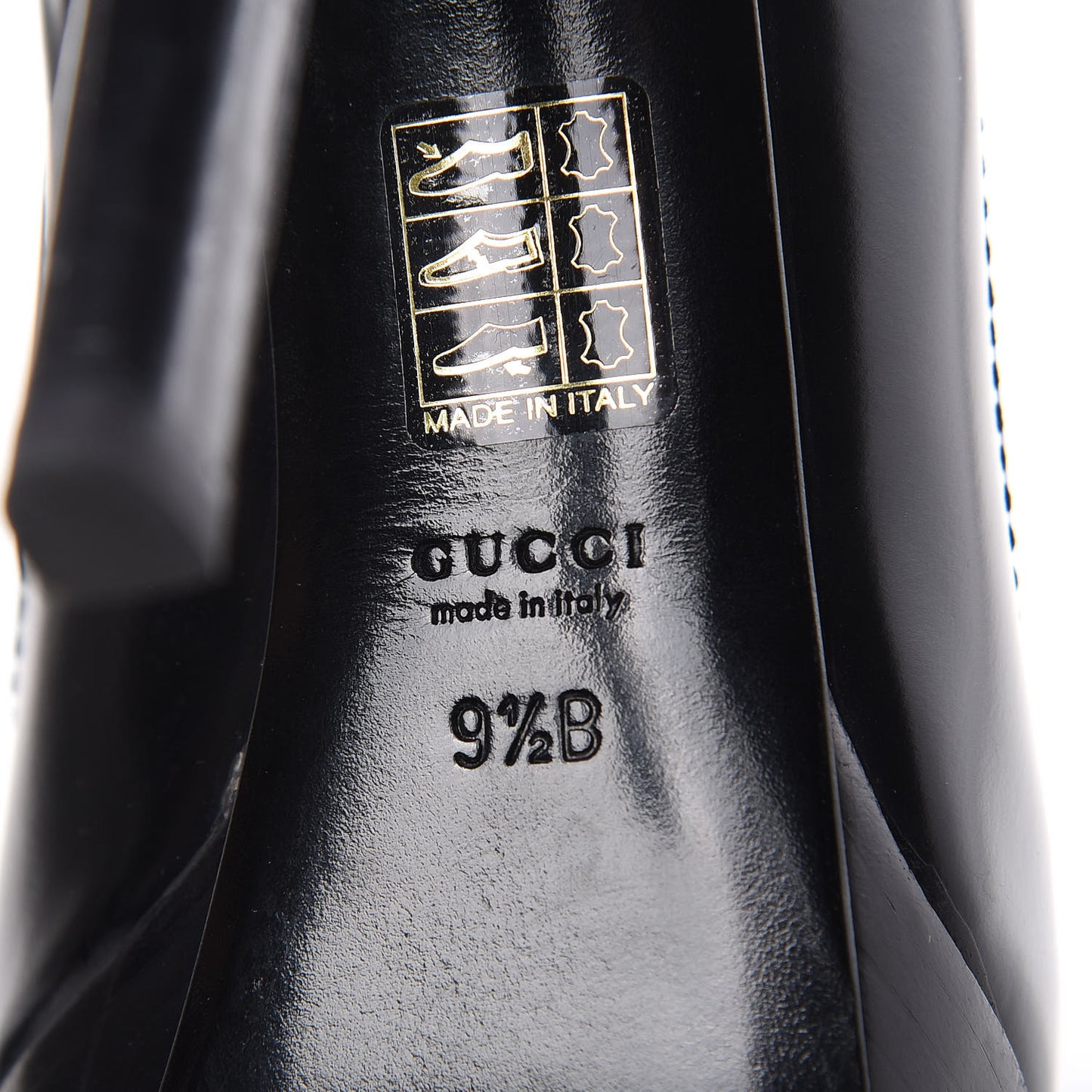 Calfskin Baby Lux Mary Jane Pumps 9.5 Black