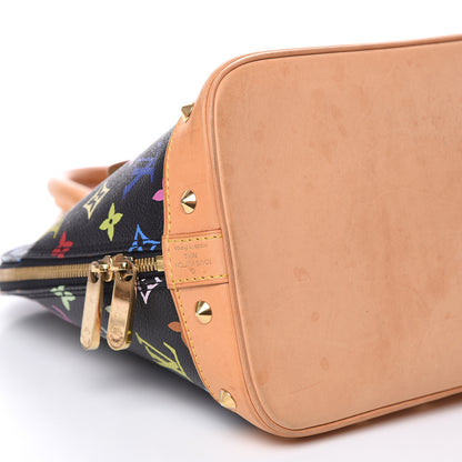 Louis Vuitton Monogram Multicolor Alma Black 7 of 12