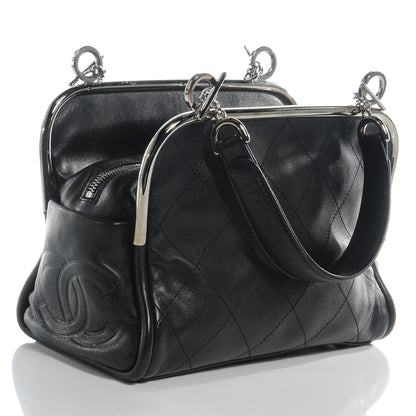 Chanel Lambskin Ultimate Soft Frame Bag Black 3 of 9
