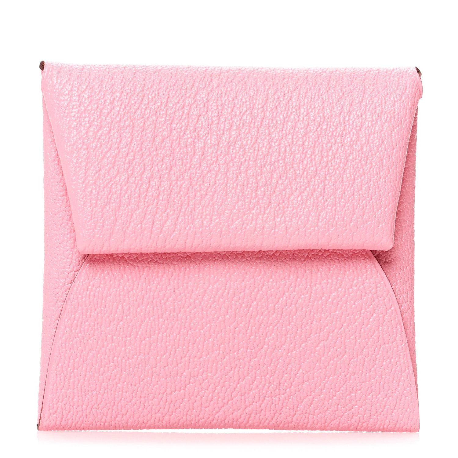 Hermes Chevre Mysore Verso Bastia Coin Purse Rose Confetti Brique 1 of 7