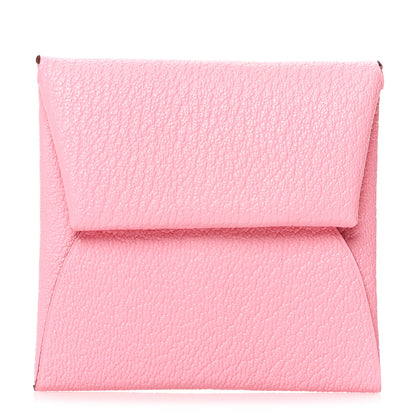 Hermes Chevre Mysore Verso Bastia Coin Purse Rose Confetti Brique 1 of 7