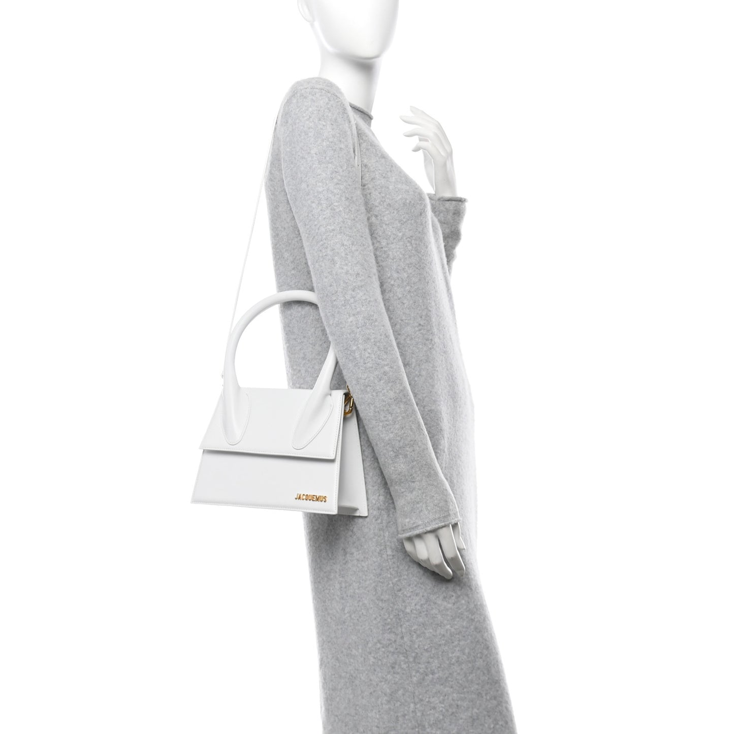 Smooth Calfskin Le Grand Chiquito White